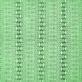 thumbnail image 1 of Ahgly Company Indoor Square Abstract Emerald Green Modern Area Rugs, 4' Square, 1 of 4
