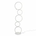 thumbnail image 5 of Miumaeov 35.5'' Nordic Floor Lamp Modern Ring Style LED Standing Light Five Rings 3 Brightness Levels Dimable for Living Room Bedroom Office, 5 of 12