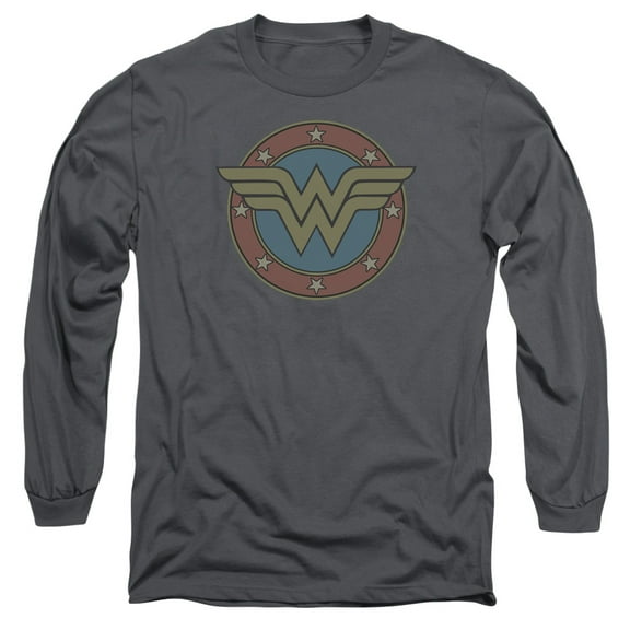 Dc - Ww Vintage Emblem - Long Sleeve Shirt - XX-Large