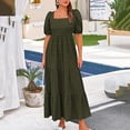 thumbnail image 2 of Summer Fashion Dresses for Women 2024 Plus Size Casual High-end Sleeveless Waist Cinching Large Hem Gentle Style Dress, 2 of 6