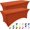 Rust, variant on 2 Pack Spandex Tablecloth 8FT, Elastic Fitted Stretch Washable Wrinkle Free Rectangular Patio Table Cover for Outdoor Wedding Banquet Party, Rust, 96Lx30Wx30H Inch