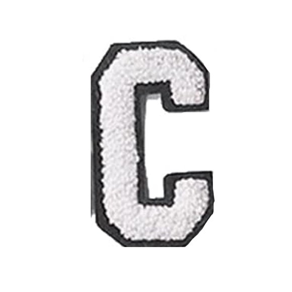Zjloe7sa Accessories Glitters Iron On Letters Sew On Embroidered English Alphabet Applique Adhesive Repair For Fabric Clothing Shirts Jeans C
