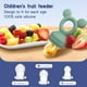 thumbnail image 3 of Set de Alimentador de Frutas con Chupete HAOBAOBEI para Bebés, Mordedor de Silicona, 3 of 7