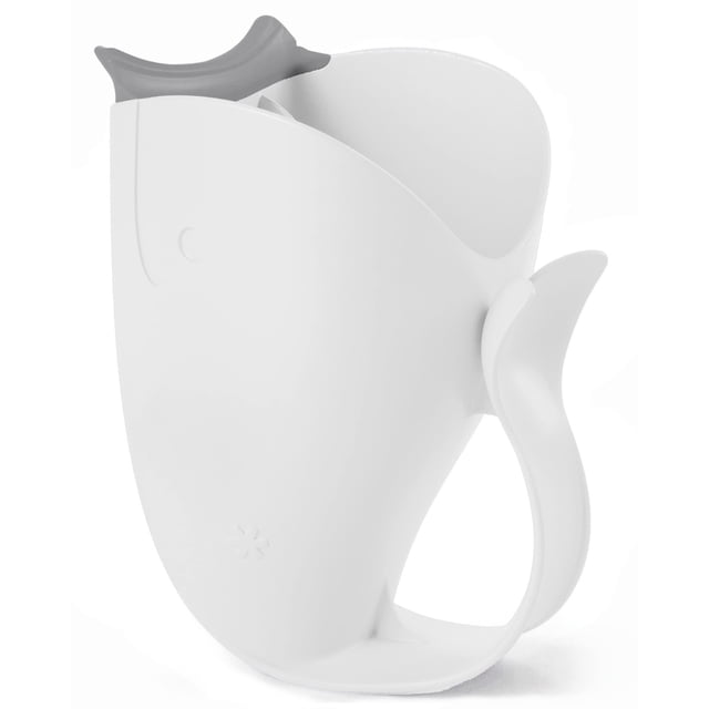 Vaso para enjuagar bebé Skip Hop MOBY 710 ml libre de lágrimas blanco