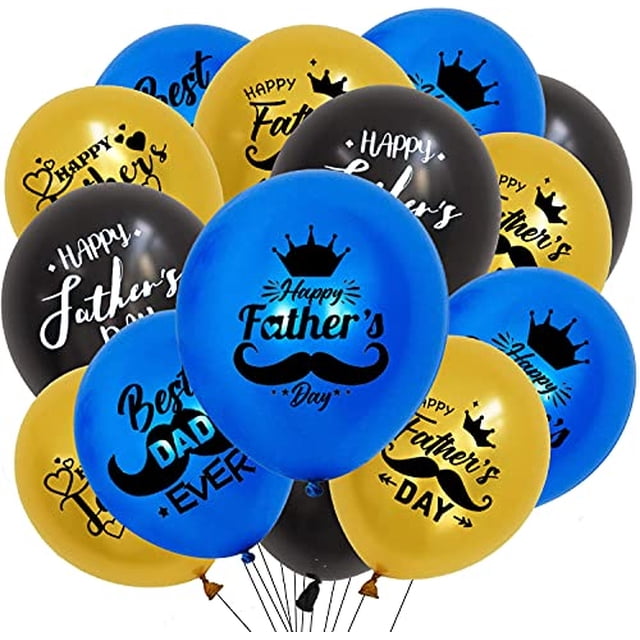 45PCS Feliz Día del Padre Globos Decoraciones - Feliz Día del Padre Globos de Foil Globos ANYMONYPF ANYMONYPF