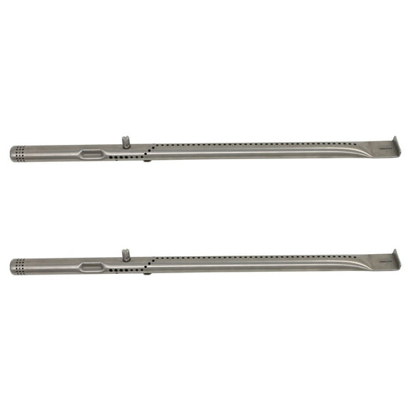 2-Pack BBQ Gas Grill Tube Burner Replacement Parts for Charbroil 463280219 - Compatible Barbeque Stainless Steel Pipe Burners