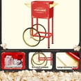 thumbnail image 4 of Great Northern Popcorn 8oz Foundation Popcorn Maker Machine with Cart, Stainless Steel Kettle, Red, 4 of 9