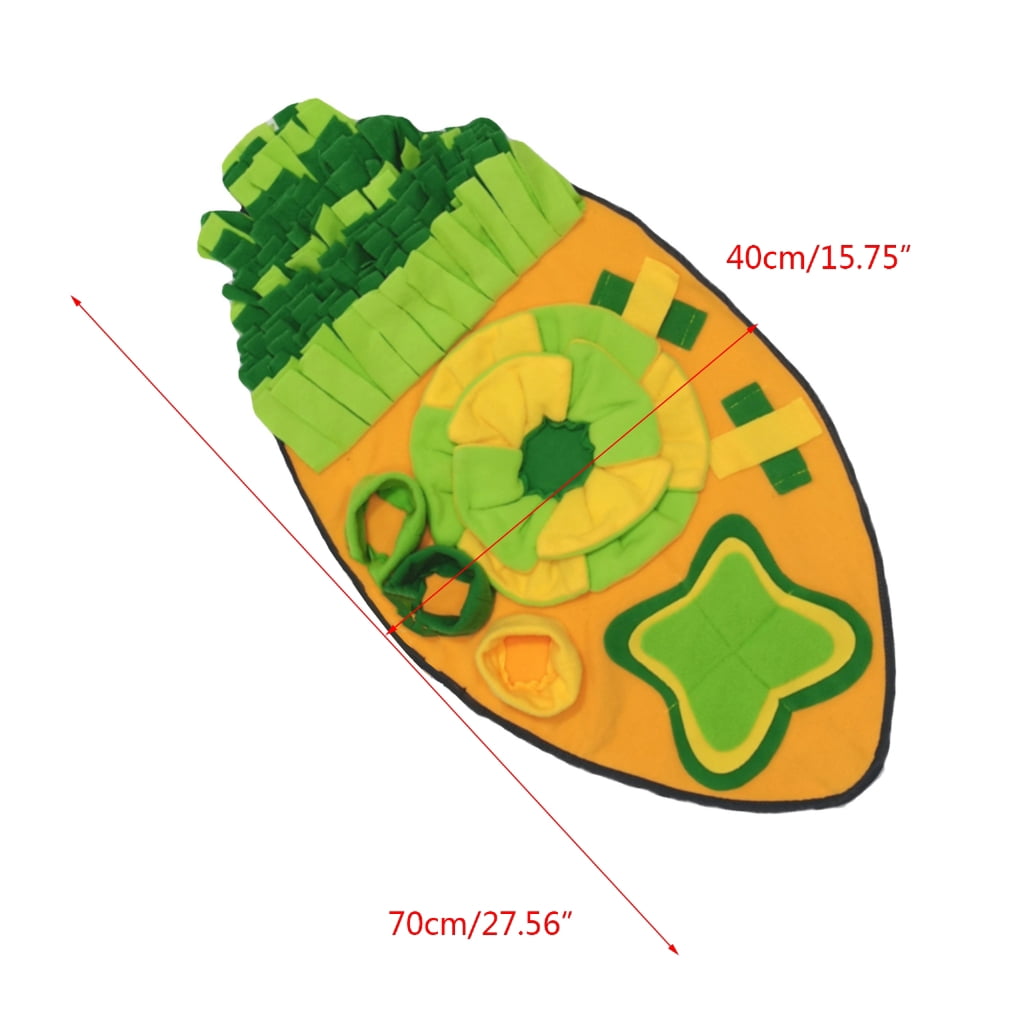 Dog Snuffle Mat Puzzle Toy Nose Smell Training Sniffing Pad Slow Feeding Bowl Food Dispenser Carpet Washable