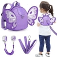 thumbnail image 1 of Mochila con arnés para niños pequeños Accmor Cute Butterfly con antipérdida, 1 of 7