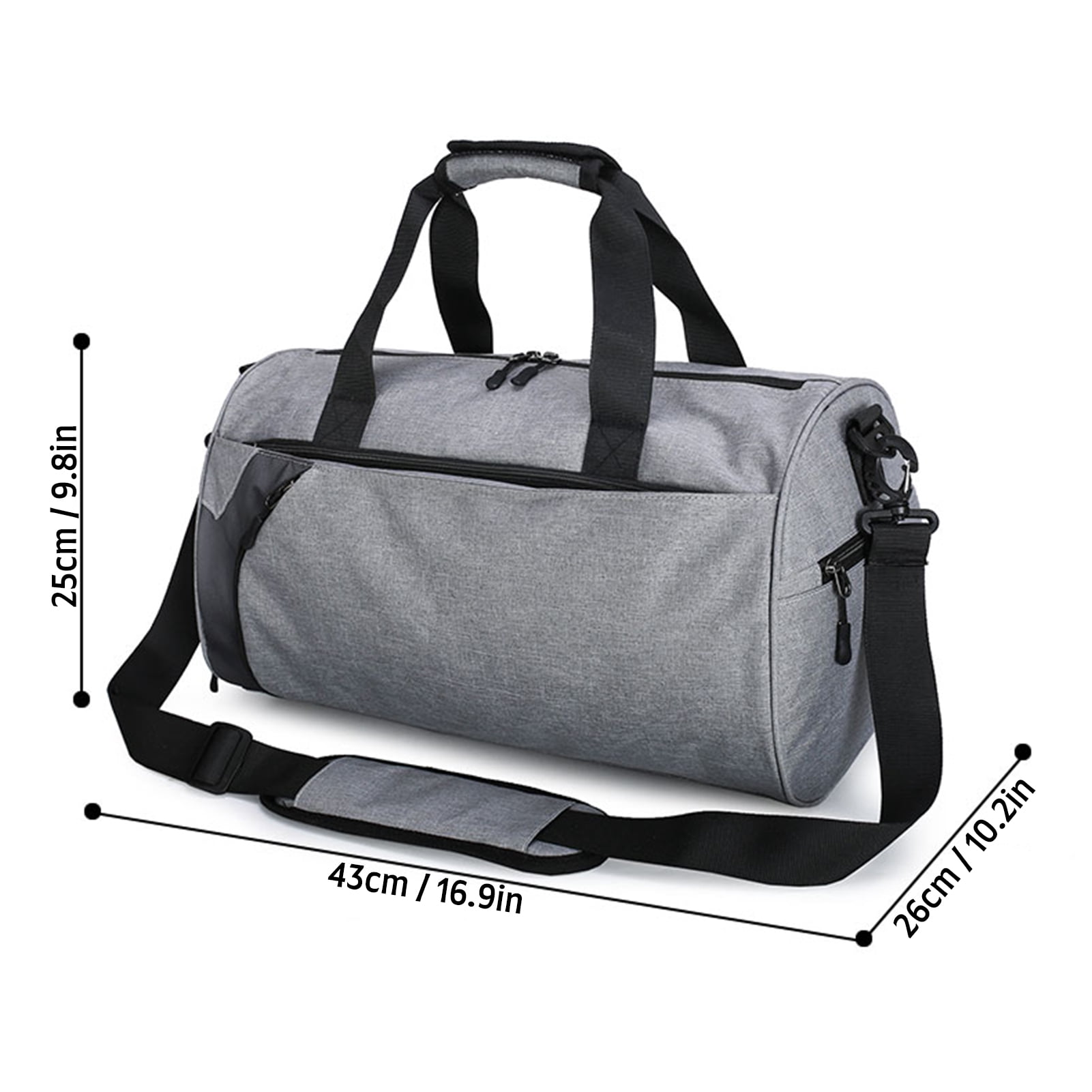 weekend travel bolsa with shoe compartment