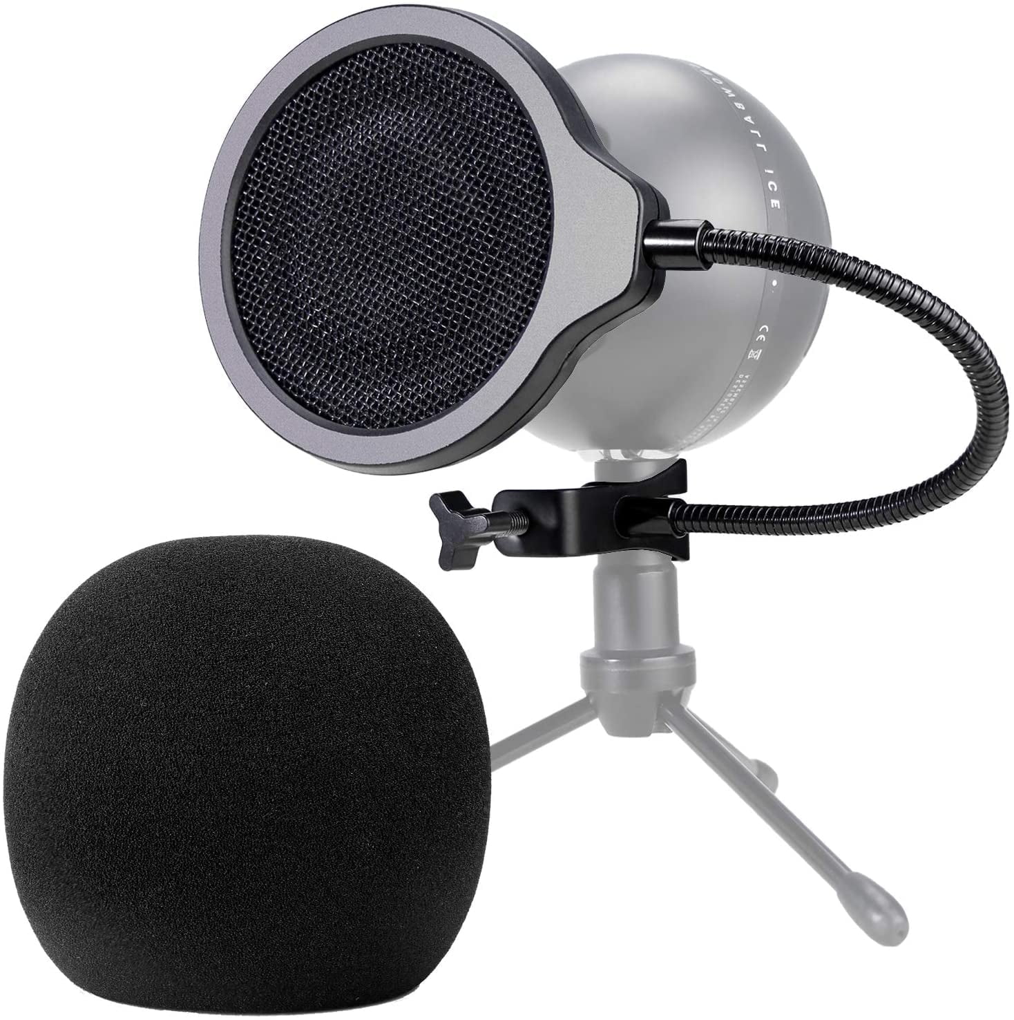 Microphone Filtre Anti-Pop Pour V2 Pro Microphone, Professionnel Micro