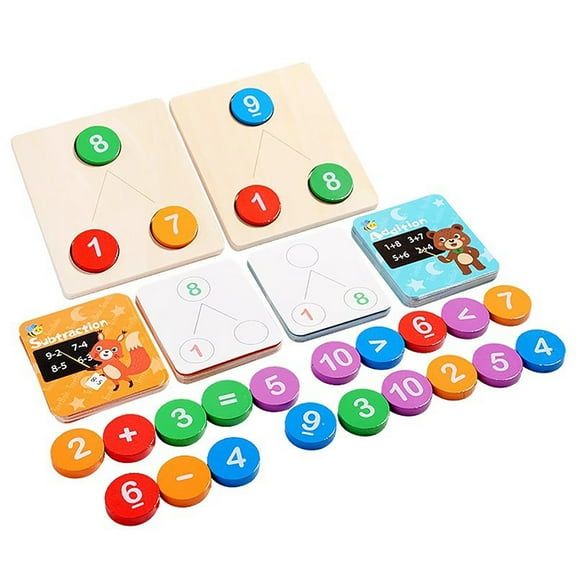 QianGlow Number Decomposition Game, Math Logical Thinking Training Educational Toys , STEM Learning Activity for Home Classroom, Birthday Gifts-as shown