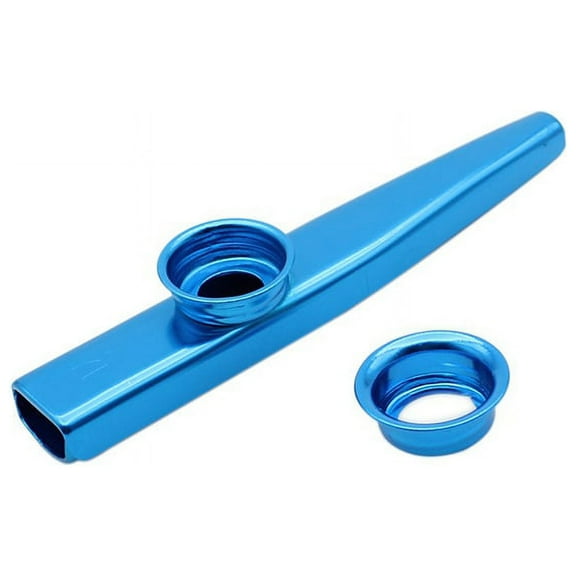 Kazoo Aluminum Alloy Metal with 5 Pcs Gifts Flute Diaphragm for Children Music-Lovers- y13891