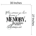 thumbnail image 4 of Quotes & Sayings Wall Decals for Children Bedroom - The Memory Becomes a Treasure Memory DIY & Creativity Boy Girl Bedroom Wall Sticker - Size: 30 In x 27 In, 4 of 5