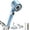 Blue, variant on High Pressure Handheld Shower Head High Pressure Shower Heads- High Flow Even with Low Water Pressure - Hand Held Showerhead Set with 59″Replacement Hose/Bracket and Cotton Filters (White 2)