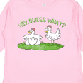thumbnail image 4 of Inktastic Hey, Guess What? Chicken Butt Boys or Girls Long Sleeve Toddler T-Shirt, 4 of 5