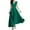 #11-Green, variant on Staron Womens Summer Dress Clearance Under $10 Short Sleeve Wrap V-Neck Fashion Dresses Solid Pleated Long Trendy A-Line Flowy Maxi Sundress Holiday Summer Dress
