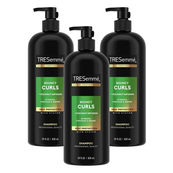Tresemme Shampoo Bouncy Curls 28 Ounce (828ml) (Pack of 3)
