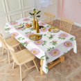 thumbnail image 3 of Pioneer Flower Floral Print Pattern Rectangle Tablecloth 60"x120", Waterproof Polyester Table Cloth, Wipeable Spillproof for Dining Camping Indoor Outdoor, 3 of 6