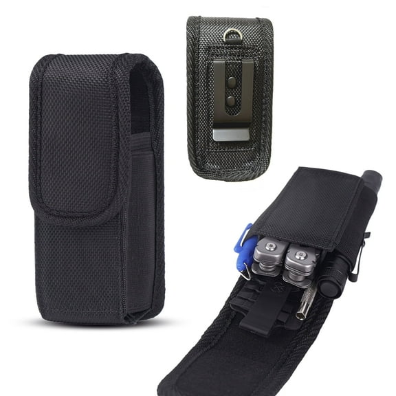 Kunxing Multi Tool Holste,Multitool Sheath Compatible with Leatherman Wave Plus, Wingman, Charge, Surge, Super Tool 300, Signal, Free P2/P4 & Tools 4-4.5 inch