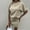 Beige, variant on Lilgiuy Summer Sales Women's Summer Fashion Solid Color Round Neck Short Sleeve Casual Sports Dress