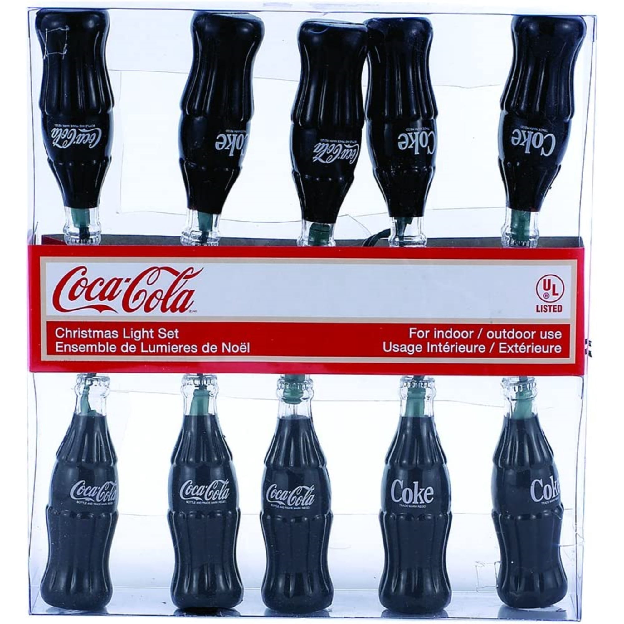 Kurt S. Adler Coca-Cola Decorative 10-Light Bottle Light Set, Home