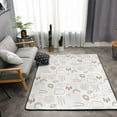 thumbnail image 3 of LNWH Abstract Geometric Drawn Rug for Bedroom Living Room, Non-Slip Soft Foldable Carpet, 63" x 48", 3 of 6