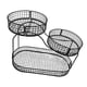 thumbnail image 1 of Cesta de frutas para encimera de cocina, multiusos, organizador de gran capacidad, 3 niveles de metal Negro A, 1 of 9