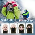 thumbnail image 5 of BUTKLNYTS Kids Balaclava Ski Mask - Cold Weather Full Face Mask with Breathable Vents - Warm Hood for Skiing, Snowboarding, Cycling & Winter Outdoor Sports, 5 of 7