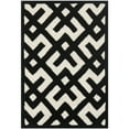 thumbnail image 2 of SAFAVIEH Chatham Jackson Geometric Wool Area Rug, Ivory/Black, 4' x 6', 2 of 10