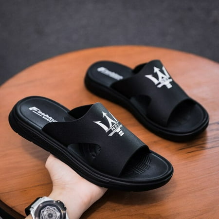 

High-end Men s Summer Sandals Casual Flip Flops Outdoor Non-slip Thick-soled Beach Fashion Slippers