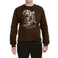thumbnail image 2 of If It's Not a Weimaraner It's Just a Dog Gift | Mens Dog Lover Crewneck Graphic Sweatshirt, Brown, 2XL, 2 of 3
