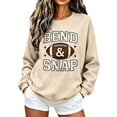 thumbnail image 5 of Cozy Oversized Hoodies for Women Fall Casual Sweatshirt with Pockets Loose Fit Pullover Cute Trendy Outfit for Daily Wear, 5 of 6