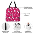 thumbnail image 2 of Kdxio Butterfly Print Insulated Lunch Bag,Reusable Tote Lunch Box for Women Men,Leakproof Cooler Lunch Bags for Work Office Travel Picnic, 2 of 6