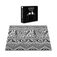 thumbnail image 4 of Ambesonne Ethnic Jigsaw Puzzle, Cave Drawings, Heirloom-Quality Fun Activity for Family Durable Cardboard, 1000 pcs, Black White, 4 of 6