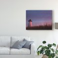 thumbnail image 3 of Trademark Fine Art 'Lighthouse at Dusk' Canvas Art by Aledanda, 3 of 4