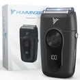 thumbnail image 1 of HUMMINGBIRD MK2 Afeitadora de lámina compacta: sin rasguños, sin cortes, sin quemaduras de afeitar, afeitadora facial para hombres, portátil USB C recargable, maquinilla de afeitar eléctrica con cabez, 1 of 5