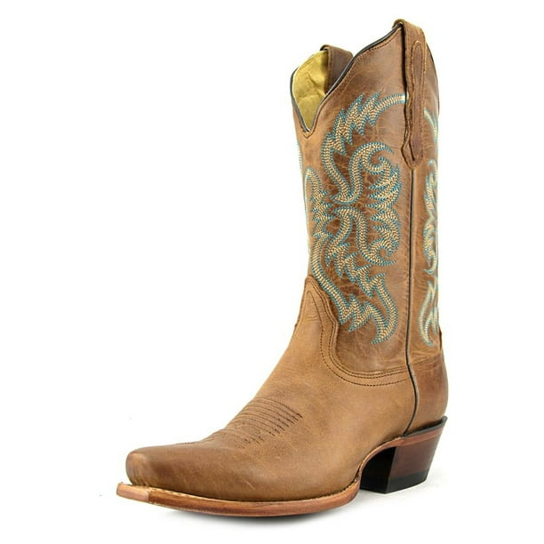 Nocona - nocona nl5009 women square toe leather brown western boot