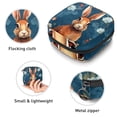 thumbnail image 3 of Rabbit Sanitary Napkin Pouch with Plush Velvet, Sponge, and Oxford Cloth - 4.7x6.6x6.6 in - Ideal for Storing Your Sanitary Napkins, 3 of 6
