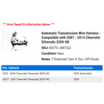 thumbnail image 2 of Automatic Transmission Wire Harness - Compatible with 2007 - 2014 Chevy Silverado 3500 HD 2008 2009 2010 2011 2012 2013, 2 of 2