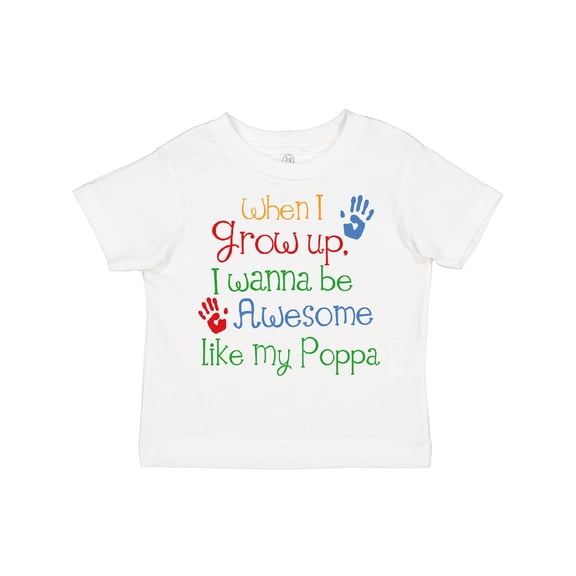 Inktastic Awesome Like Poppa Boys or Girls Toddler T-Shirt