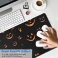 thumbnail image 4 of Long Mouse Pads for Desk,Black Halloween Pumpkin Faces Desk Mats on Top Of Desks, Desk Mouse Pad Extra Large with 3mm Non-Slip Base and Stitched Edge for Gaming,Office,Work,Home 31.5"x11.8", 4 of 6