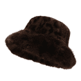 thumbnail image 2 of Winter Faux Fur Bucket Hat Unisex Thick Warm Plush Fisherman Cap Fluffy Cold Weather Hat for Outdoor Daily Wear, 2 of 4