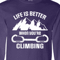 thumbnail image 4 of Inktastic Rock Climbing Mountains Long Sleeve T-Shirt, 4 of 5