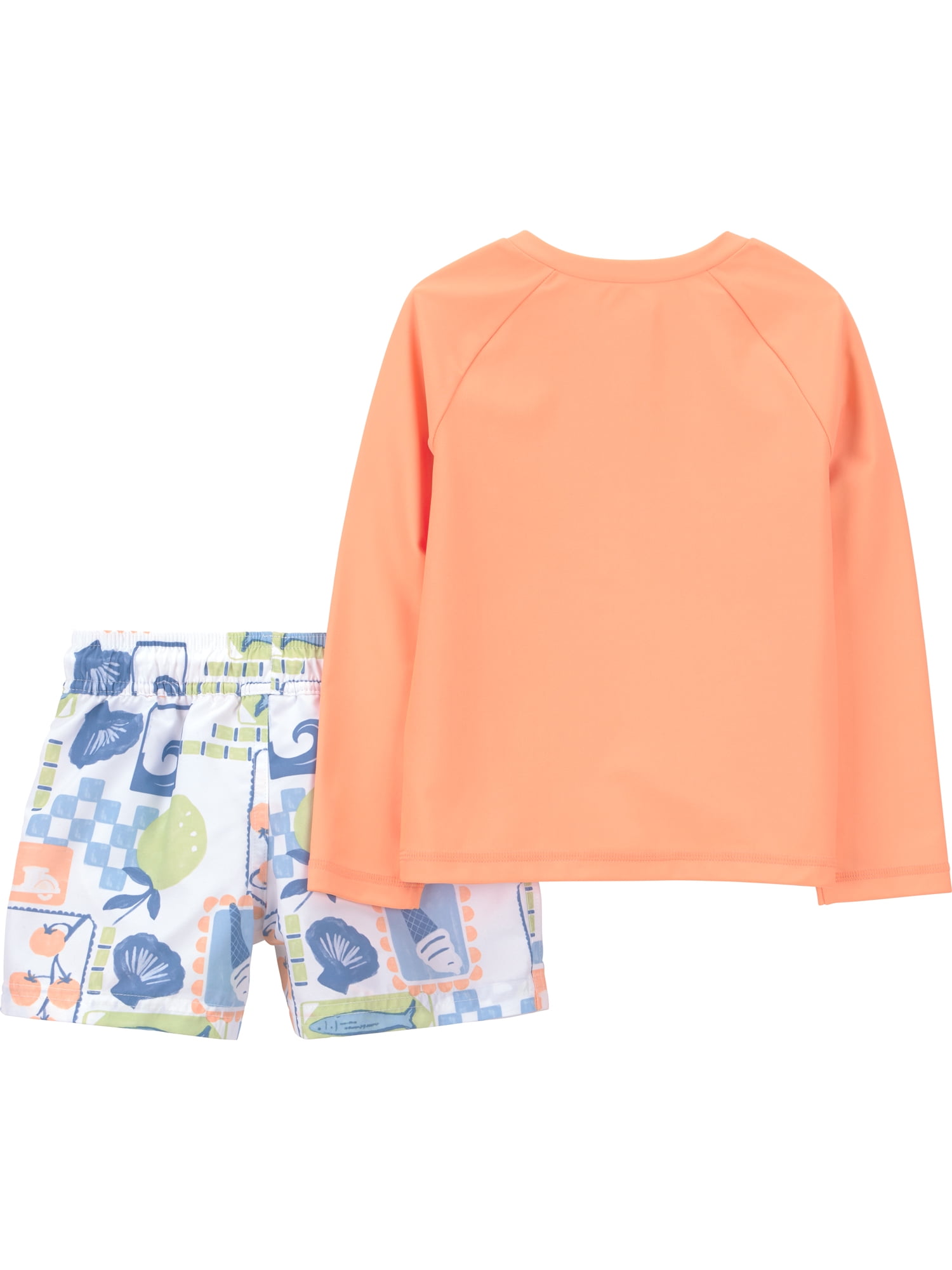 Carter's Child of Mine Toddler Boy Rash Guard Swimsuit Set, 2-Piece, Sizes 12M-5T