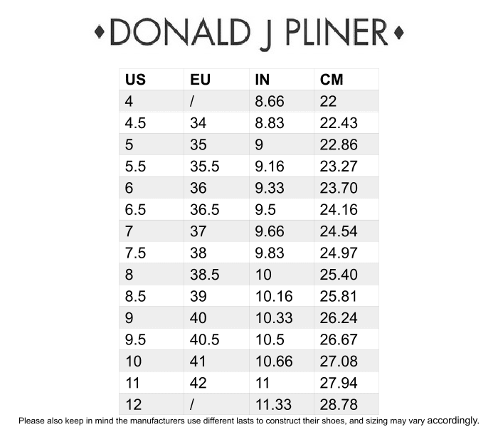 donald pliner sizing