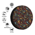 thumbnail image 4 of Susaid BBQ Barbecue Grill Print Tire Covers,Waterproof Anti-UV Snow Sun Rain Tire Covers for RV,Truck, SUV, Trailer, Camper-14 inch, 4 of 6