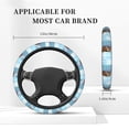 thumbnail image 5 of Funny Cat Taking A Bath Haiem Elastic Steering Wheel Cover: Car Steering Wheel Accessories Universal Fit 15 Inch - Stylish And Comfortable Car Accessory For Men And Women, 5 of 8