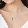 thumbnail image 4 of Dream heart moon necklace light luxury, sense of luxury, love clavicle chain, 4 of 4