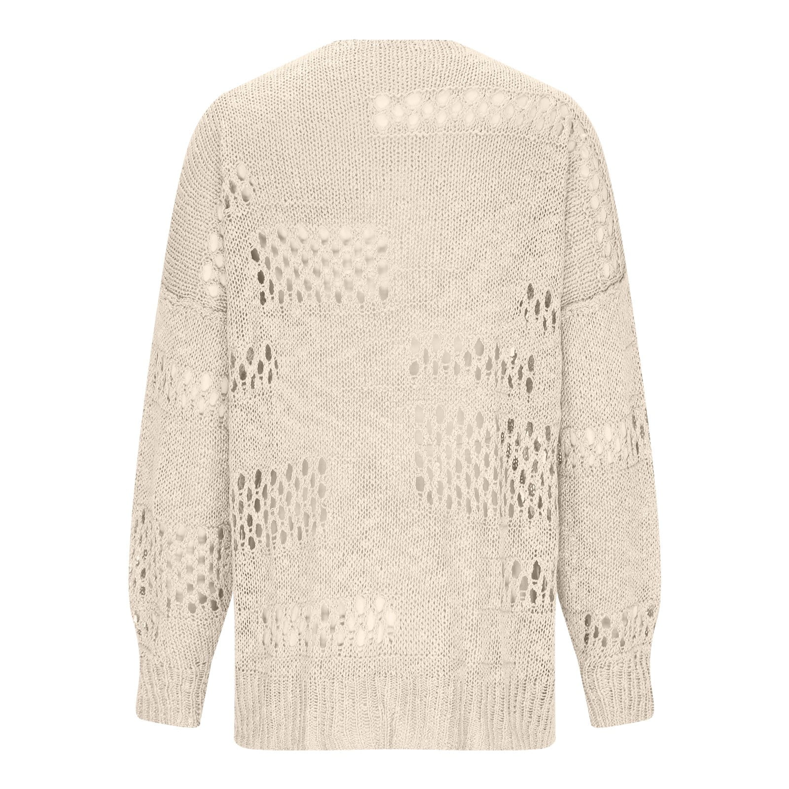 Lightweight Summer Fall Cardigan for Women Spring Open Front Long Batwing Sleeve Netted Crochet Cardigans Sweaters - image 4
